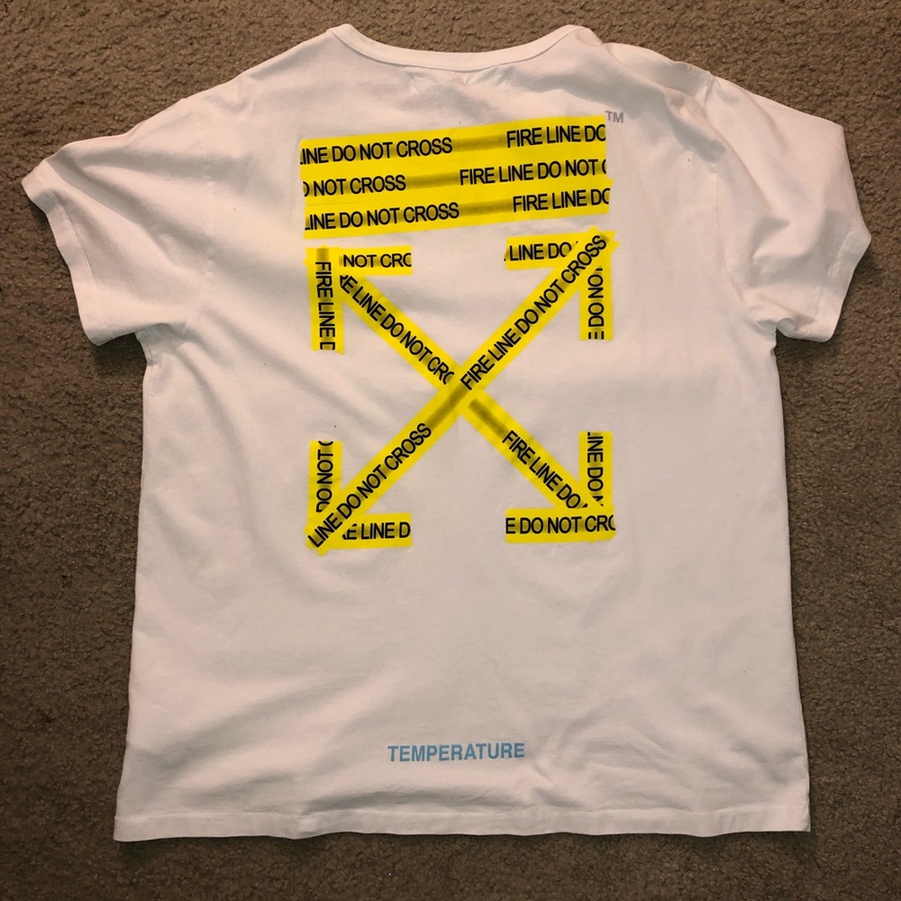 Off-White Caution Tape T-Shirt
